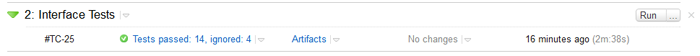 TeamCity - Interface Tests