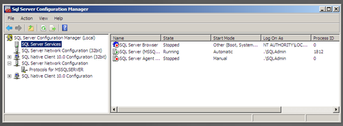 SQL Server 2008 R2 Setup - SQL Server Configuration