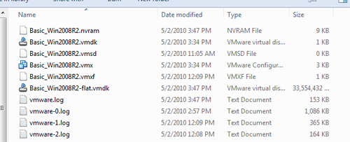 Files for VM