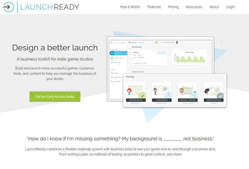 LaunchReady marketing site front-page